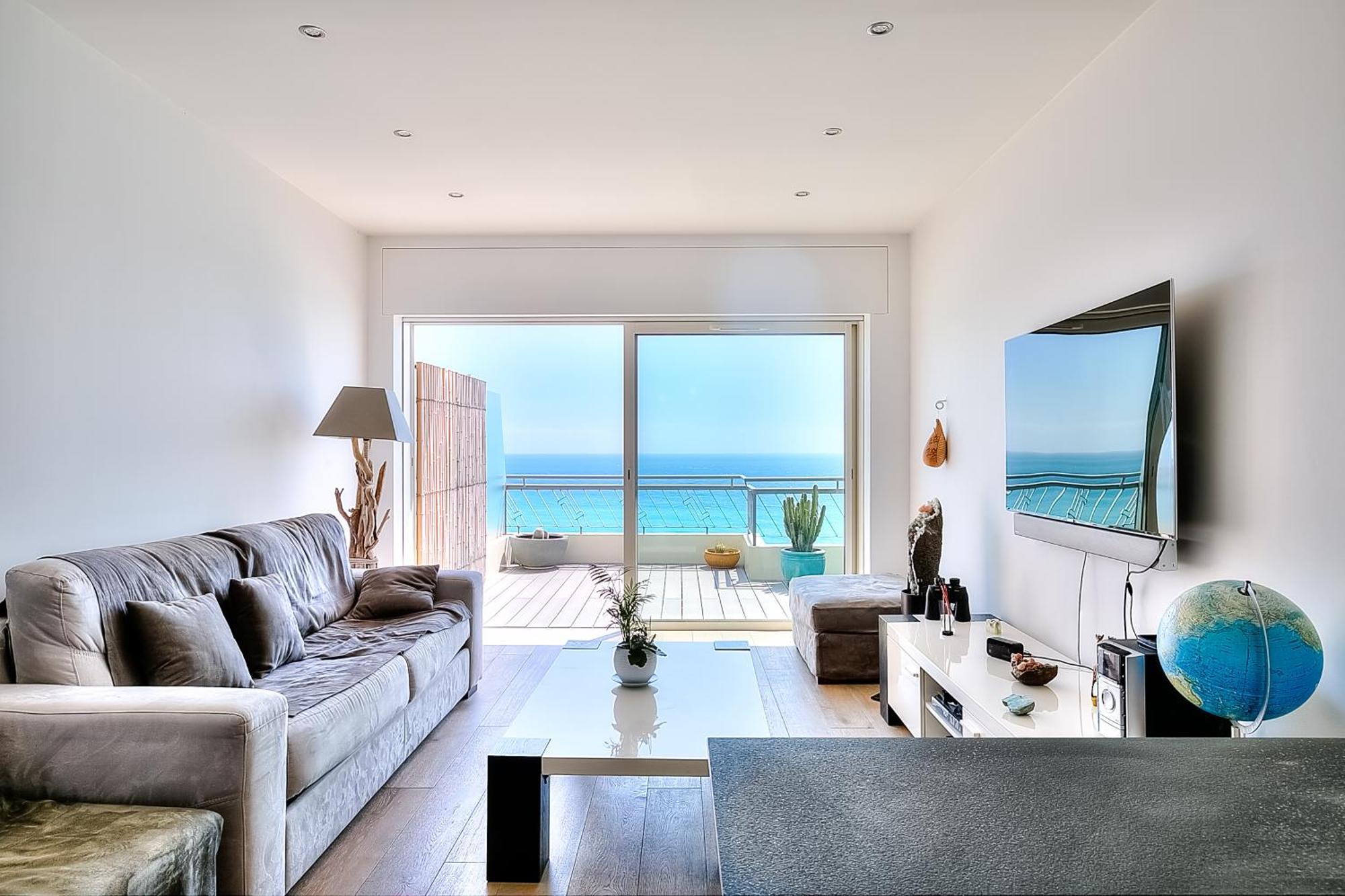 Le Florentina, Dernier Etage Avec Terrasse, Vue Sur La Baie Des Anges Διαμέρισμα Νίκαια Εξωτερικό φωτογραφία